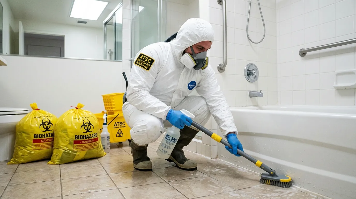 Decontamination equipment deployed for Blood Cleanup in Greenbrier